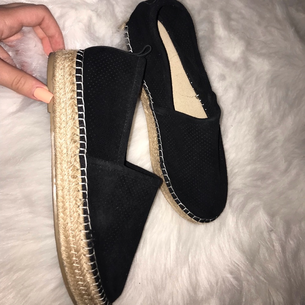 Catherine Malandrino Black Espadrilles